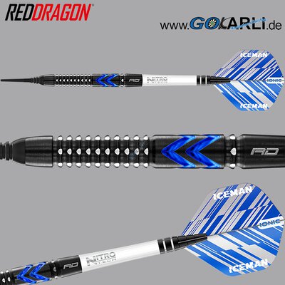 Red Dragon Soft Darts Gerwyn Price Blue Ice SE Softtip Dart Softdart 20 g