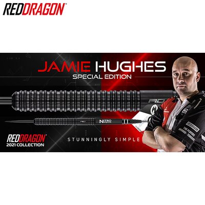 Red Dragon Steel Darts Jamie Hughes SE Steeltip Dart Steeldart 24 g