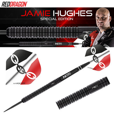 Red Dragon Steel Darts Jamie Hughes SE Steeltip Dart Steeldart 24 g
