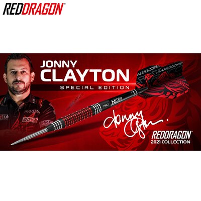 Red Dragon Steel Darts Jonny Clayton SE Steeltip Dart Steeldart 24 g