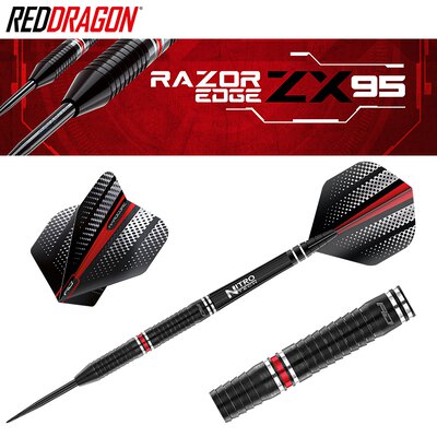 Red Dragon Steel Darts Razor Edge ZX-95 95% Tungsten Steeltip Dart Steeldart 2021 22 g