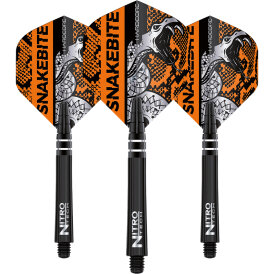 Red Dragon Player Peter Wright Shaft- Flights Coiled Snake - Ionic - Combo Dart Shaft- Flight Set 2021