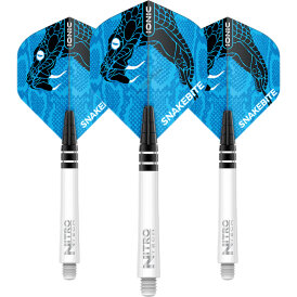 Red Dragon Player Peter Wright Shaft- Flights Coiled Snake - Ionic - Combo Dart Shaft- Flight Set 2021