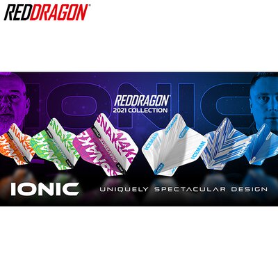 Red Dragon Player Gerwyn Price Iceman Ionic Dart Flights Dartflight Design 2021 TF6521