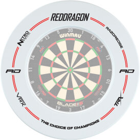 Red Dragon Surround Dartboard Surround / Dart Catchring Weiß