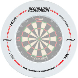 Red Dragon Surround Dartboard Surround / Dart Catchring Weiß