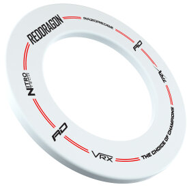 Red Dragon Surround Dartboard Surround / Dart Catchring Weiß