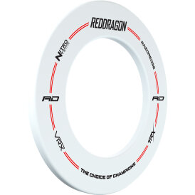 Red Dragon Surround Dartboard Surround / Dart Catchring Weiß