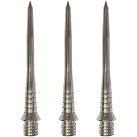 GOKarli Dart Conversion Dart Points Dart Wechsel- Spitzen Schraubspitzen Silber Groved Point 35 mm