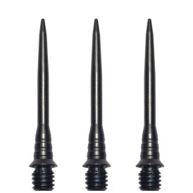 GOKarli Dart Conversion Dart Points Dart Wechsel- Spitzen Schraubspitzen Schwarz Groved Point 30 mm