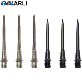 GOKarli Dart Conversion Dart Points Dart Wechsel- Spitzen Schraubspitzen Schwarz Groved Point 30 mm