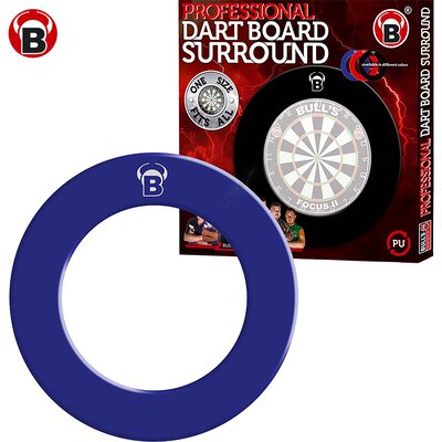BULLS Dart Pro Surround Dartboard Polyurethan einteilig in Blau