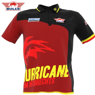 BULL´S NL Darts Kim Huybrechts Hurricane Matchshirt Dart Shirt Trikot Design 2021 Größe S