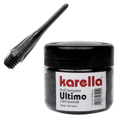 Karella Dart Ultimo 500 Stück in Dose Pixel Tip Softdart Spitze Soft Tip 2BA