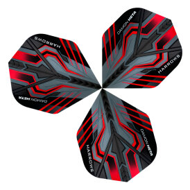 Harrows Damon Heta The Heat Prime Dart Flight speziell laminiert Designs 2021
