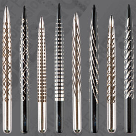 one80 Steel Tip Aztech Point Dart Wechsel- Spitzen Dart Point Silber Point A 34 mm