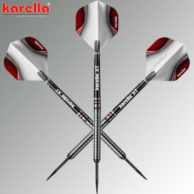 Karella Steel Darts ShotGun silver Steffen Siepmann 80% Tungsten Steeltip Darts Steeldart 22 g