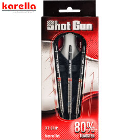 Karella Steel Darts ShotGun silver Steffen Siepmann 80% Tungsten Steeltip Darts Steeldart 24 g