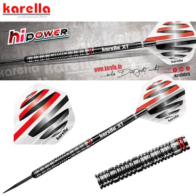 Karella Steel Darts HiPower schwarz 90% Tungsten Steeltip Darts Steeldart 2020 22 g