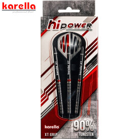 Karella Steel Darts HiPower schwarz 90% Tungsten Steeltip Darts Steeldart 2020 22 g