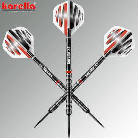 Karella Steel Darts HiPower schwarz 90% Tungsten Steeltip Darts Steeldart 22 g