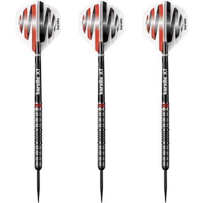 Karella Steel Darts HiPower schwarz 90% Tungsten Steeltip Darts Steeldart 2020 24 g