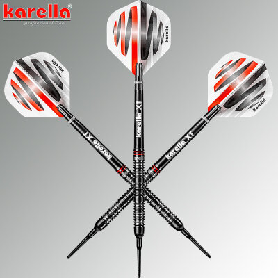 Karella Soft Darts HiPower schwarz 90% Tungsten Softtip Darts Softdart