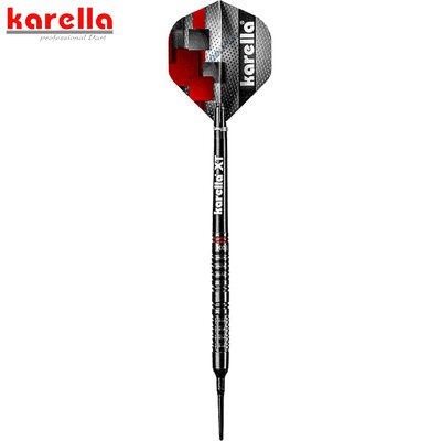 Karella Soft Darts SuperDrive schwarz 90% Tungsten Softtip Darts Softdart 18 g