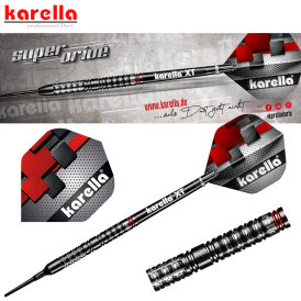 Karella Soft Darts SuperDrive schwarz 90% Tungsten Softtip Darts Softdart 20 g