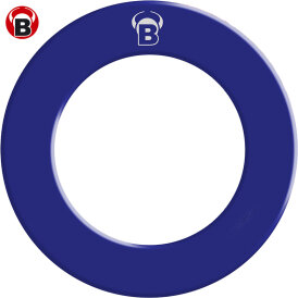 BULLS Focus II Turnier Bristle-Board Dartboard mit Pro Surround Polyurethan einteilig Blau