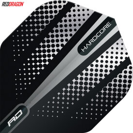 Red Dragon Flights Hardcore Radical Dart Flight Dartflights Neuheit 2020 / 2021 TF6507 Schwarz Flash