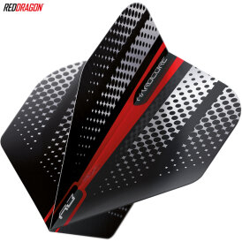 Red Dragon Flights Hardcore Radical Dart Flight Dartflights Neuheit 2020 / 2021 TF6512 Rot Flash