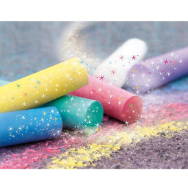 Eberhard Faber Glitzer Straßenmalkreiden Eimer mit 20 Kreiden