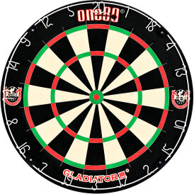 one80 Dart Gladiator 3 Plus WDF Logo Bristle Dart Board...