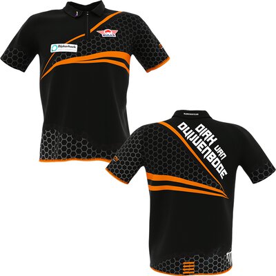 BULL´S NL Darts Dirk van Duijvenbode Aubergenius Matchshirt Dart Shirt Trikot Design 2021 Größe S