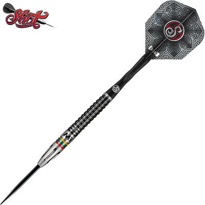 Shot Steel Darts Mindaugas Barauskas Pro Series 90% Tungsten Steeltip Darts Steeldart 2021 25 g