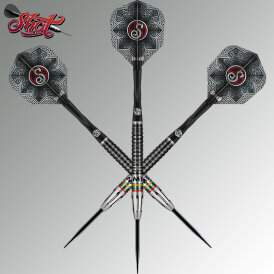 Shot Steel Darts Mindaugas Barauskas Pro Series 90% Tungsten Steeltip Darts Steeldart 25 g