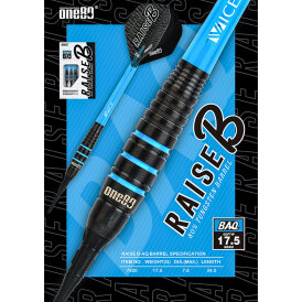 one80 Soft Darts Raise B - BAQ 80% Tungsten Softtip Dart Softdart 17,5 g