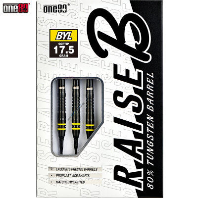 one80 Soft Darts Raise B - BYL 80% Tungsten Softtip Dart Softdart 17,5 g