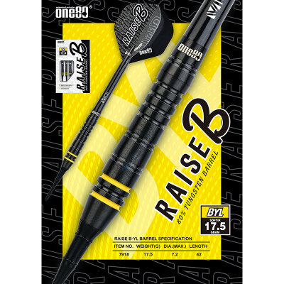 one80 Soft Darts Raise B - BYL 80% Tungsten Softtip Dart Softdart 17,5 g