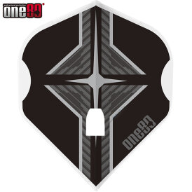one80 Dart Star Flight L-Style Champagne L1PRO Dart Flights Designs 2021 Klar Weiß/Grau