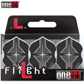 one80 Dart Star Flight L-Style Champagne L1PRO Dart Flights Designs 2021 Klar Weiß/Grau