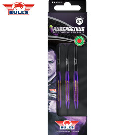 BULLS NL Steel Darts Dirk van Duijvenbode Aubergenius Brass Steeltip Darts Steeldart 21 g