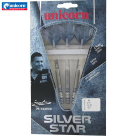 Unicorn Steel Darts Gary Anderson Silver Star Phase 1 Steeltip Darts Steeldart 25 g