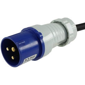 Adapterleitung 35 cm Campingkabel und Wohnwagen Schutzkontakt-Kupplung auf CEE-Stecker 22852  Modell 2