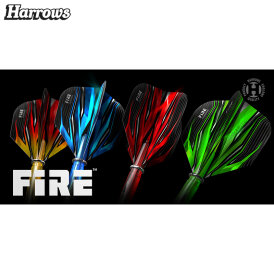 Harrows Fire Inferno 5er Set Dart Flight Dartflight speziell laminiert in 4 verschiedenen Designs
