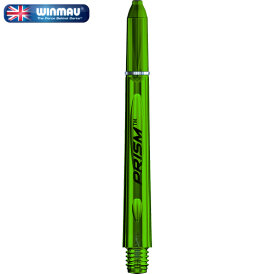 Winmau Prism 1.0 Shaft mit Edelstahl Ring M Mittel Grün