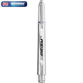 Winmau Prism 1.0 Shaft mit Edelstahl Ring M Mittel Klar