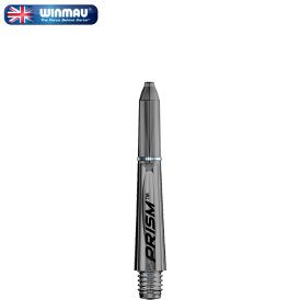 Winmau Prism 1.0 Shaft mit Edelstahl Ring XS Extra Kurz Smokey