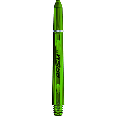 Winmau Prism 1.0 Shaft mit Edelstahl Ring 3er Set M Mittel Grün